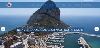 DISEÑO WEB Y PROGRAMACIÓN DE LA WEB DEL REAL CLUB NÁUTICO DE CALPE